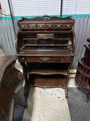 Roll-Top Secretary Desk