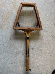 Vintage Badminton Racquet Press