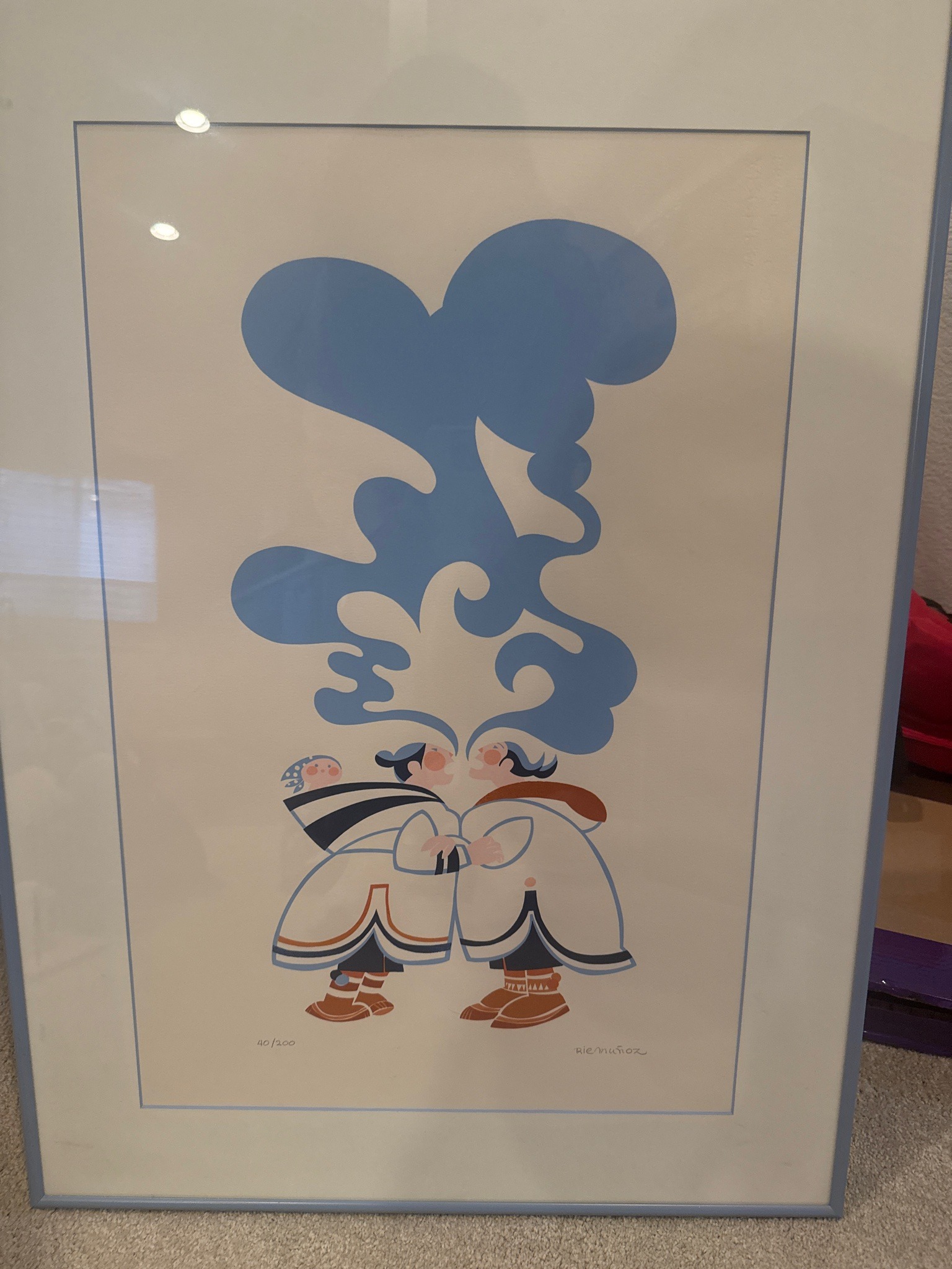 Submitted photo of Limited edition print signed 'Riemuñoz'