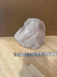 Raw Rose Quartz Crystal