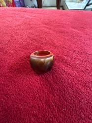 Yellow Gold Plated 18k Faceted Band Ring