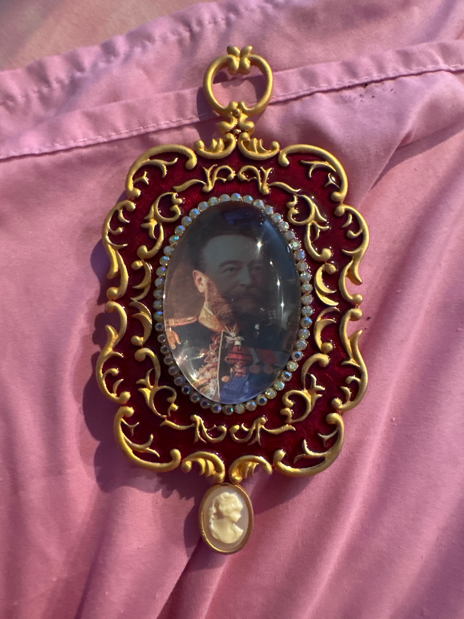 Imperial Russian-Style Decorative Nicholas II Commemorative Frame