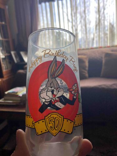 Bugs Bunny 50th Anniversary Commemorative Glass (1990)