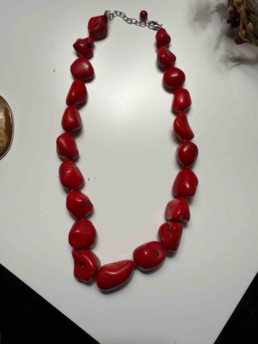 Red Beaded Necklace