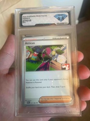 Pokemon TCG Atticus Trainer Card (2024 Pokemon Prize Packs Series 5 #77) - Graded Mint 9.5