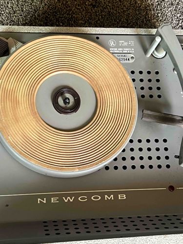 Newcomb Record Player (Top Panel)