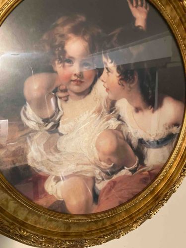 Framed Print of 'The Children of Charles I' or similar artwork of putti/children