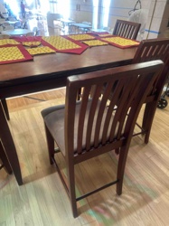 Counter-Height Dining Table and Chairs Set