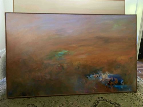 Abstract Expressionist Landscape Painting