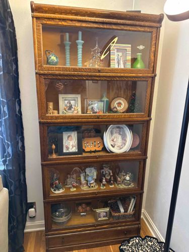 Antique Five-Stack Barrister Bookcase
