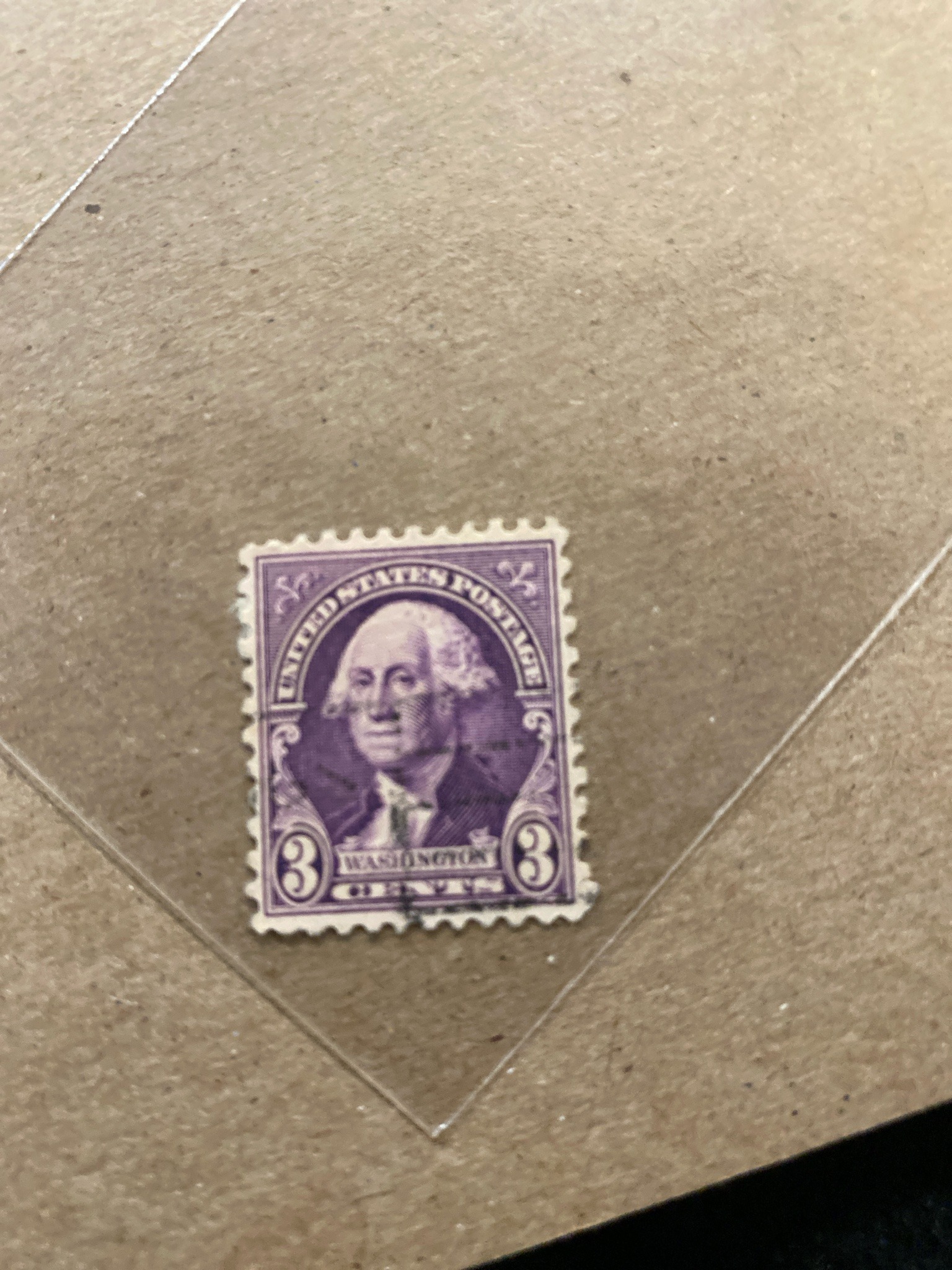 Submitted photo of United States 3-Cent George Washington Postage Stamp (unauthenticated)
