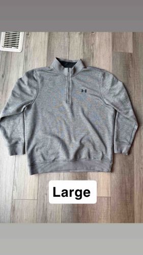 Under Armour Men's Gray 1/4 Zip Pullover