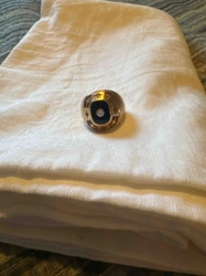 Men's Onyx and Diamond Gold Signet Ring