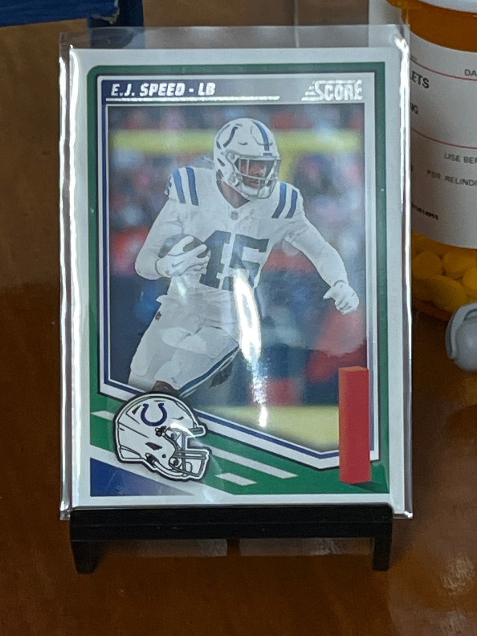 E.J. Speed 2023 Panini Score Green Border Parallel Trading Card