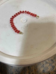 Red Beaded Bracelet