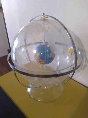 Vintage Clear Acrylic Tellurion/Lunar Tellurion (Celestial Globe)