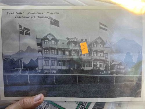 Vintage Photographic Print of Park Hotel, Åndalsnes, Romsdal