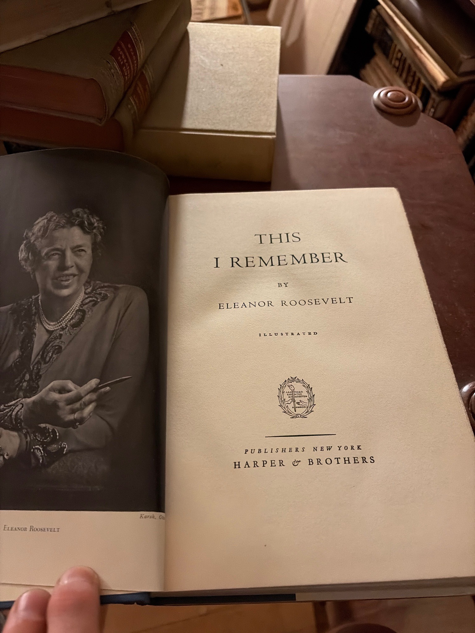 Submitted photo of This I Remember by Eleanor Roosevelt (not authenticated)