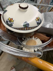 Japanese Ceramic Saucepan and Lid