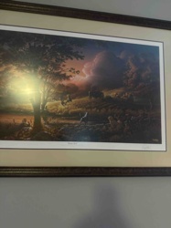 Framed "Evening Song" Print by Thomas Kinkade