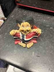 Norwegian Flag Troll Figurine