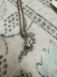 Solitaire Diamond Pendant Necklace