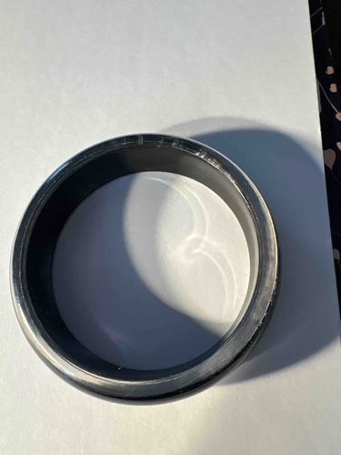 Modern Matte Black Oura Smart Ring