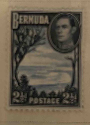 Bermuda 2½d Postage Stamp (King George VI)