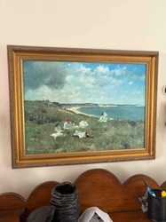 Reproduction of 'The Coast of Brittany' by Berthe Morisot