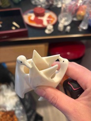 Ivory Carving of Three Stylized Birds