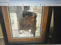Framed Abstract Artwork