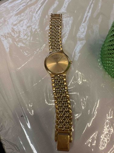 Raymond Weil Gold-Tone Rice-Link Bracelet Watch