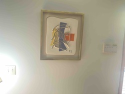 Abstract Figural Relief Wall Art by F.L.