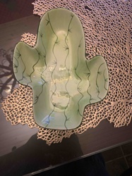 Cactus Shaped Ceramic Bowl