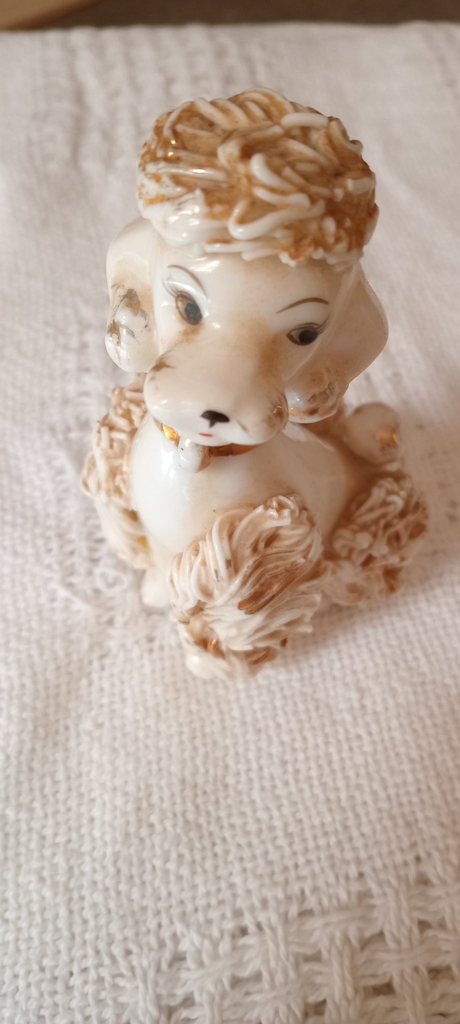 Submitted photo of Glazed ceramic poodle figurine