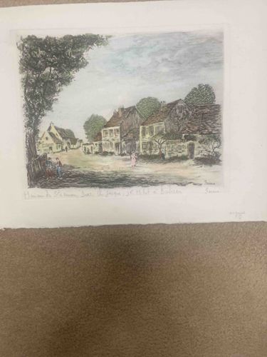 Maisons de Stevenson, Diaz, Ch. Jaque, JF Millet a Barbizon