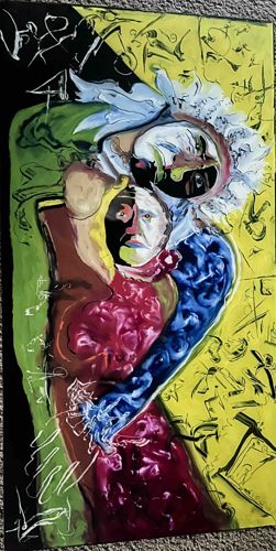Abstract Expressionist Portrait