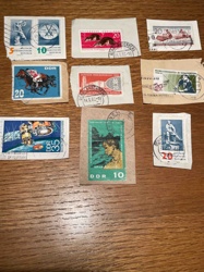 Collection of German Democratic Republic (DDR) Postmarks and Stamps