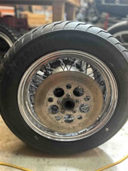 Motorcycle Front Wheel Assembly with Disc Brake