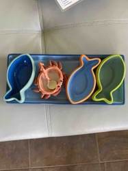 Nautical Themed Dip or Appetizer Serving Set