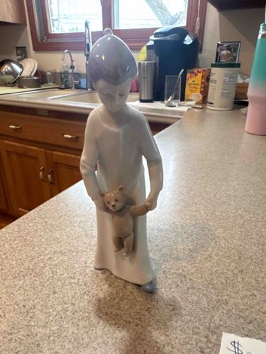 Lladro Figurine 'Boy with Bear'