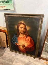 Framed Print of the Sacred Heart of Jesus