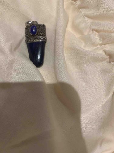 Lapis Lazuli and Sterling Silver Pendant