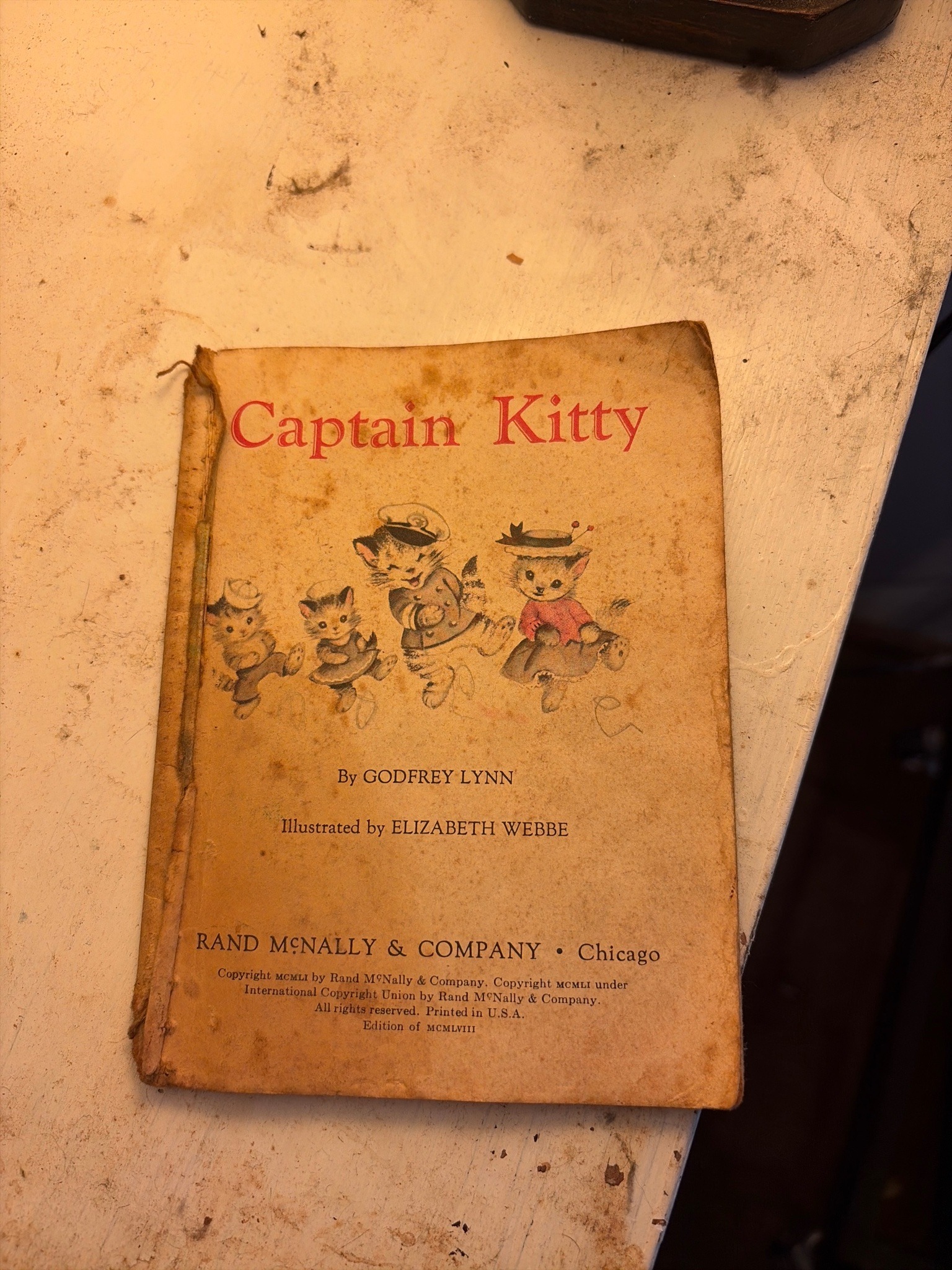 Submitted photo of Captain Kitty by Godfrey Lynn, illustrated by Elizabeth Webbe (unverified)