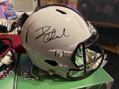 Dillon Gabriel Signed University of Oklahoma Riddell Speed Replica Football Helmet