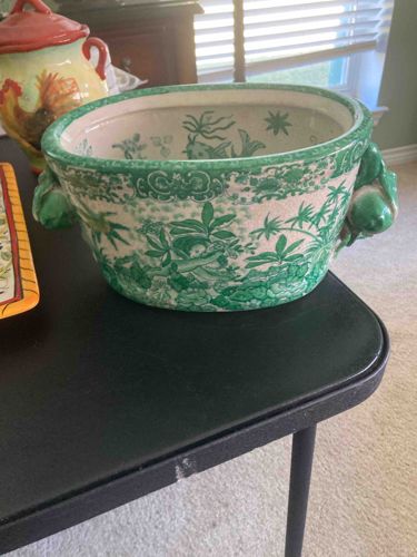 Toby Jug Style Ceramic Planter or Cachepot