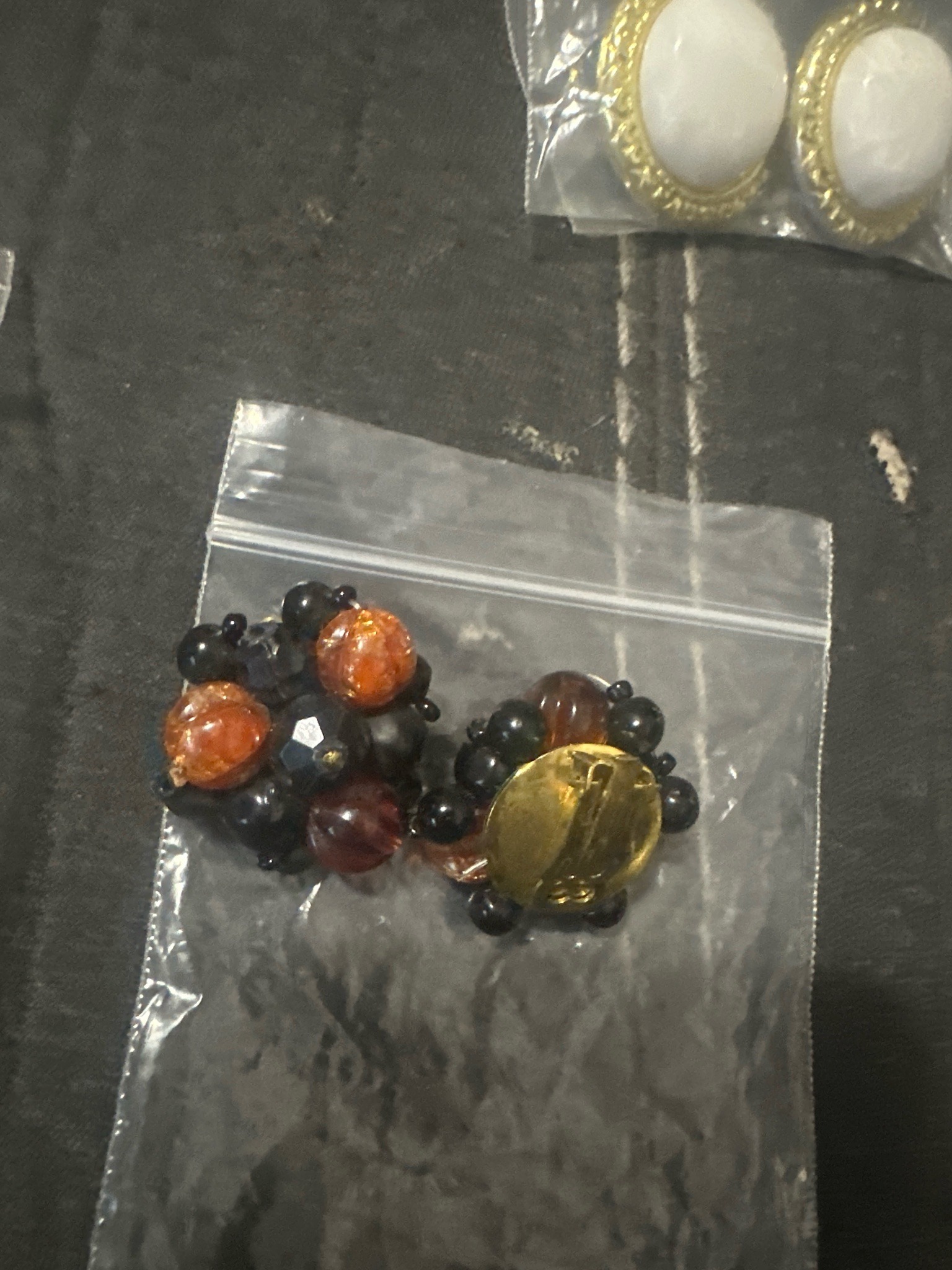 Submitted photo of Cluster Beaded Clip-On Earrings
