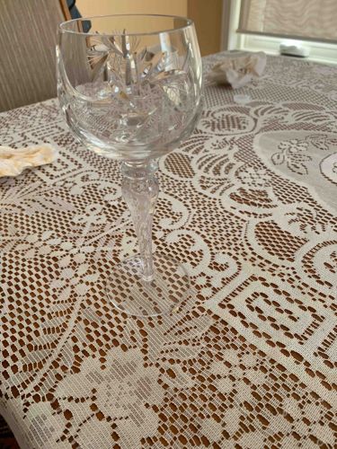 Cut Crystal Wine Goblet