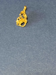 Gold Nugget Pendant