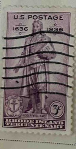 Rhode Island Tercentenary Postage Stamp (1936)